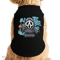 Skeleton Beer Cigar Funny Halloween Doggie Tank thumb 0