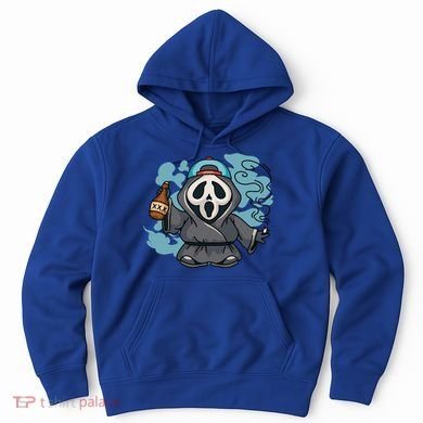 Skeleton Beer Cigar Funny Halloween Hoodie