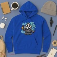 Skeleton Beer Cigar Funny Halloween Hoodie thumb 3