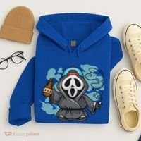 Skeleton Beer Cigar Funny Halloween Hoodie thumb 4