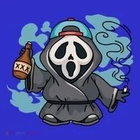 Skeleton Beer Cigar Funny Halloween Toddler Hoodie thumb 2