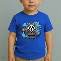 Skeleton Beer Cigar Funny Halloween Toddler T-Shirt thumb 2