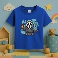 Skeleton Beer Cigar Funny Halloween Toddler T-Shirt thumb 3