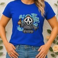 Skeleton Beer Cigar Funny Halloween Women's T-Shirt thumb 2