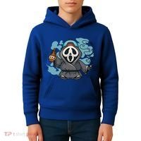 Skeleton Beer Cigar Funny Halloween Kids Hoodie thumb 4