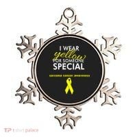 Survivor Bone Cancer Sarcoma Cancer Awareness Gift Ornament thumb 0