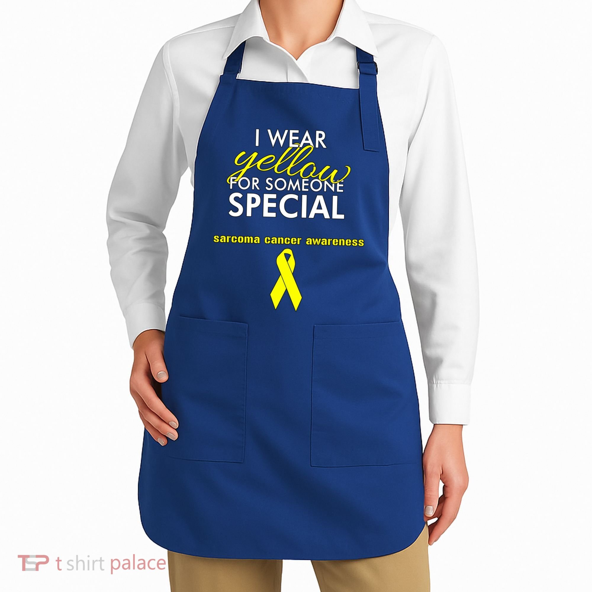 Survivor Bone Cancer Sarcoma Cancer Awareness Gift Apron