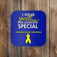 Survivor Bone Cancer Sarcoma Cancer Awareness Gift Coaster thumb 0