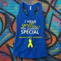 Survivor Bone Cancer Sarcoma Cancer Awareness Gift Women's Tank Top thumb 3
