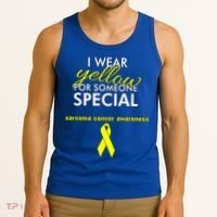Survivor Bone Cancer Sarcoma Cancer Awareness Gift Tank Top thumb 3