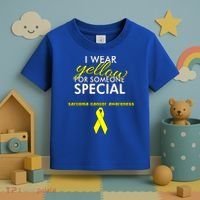 Survivor Bone Cancer Sarcoma Cancer Awareness Gift Toddler T-Shirt thumb 3