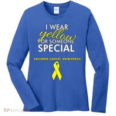 Survivor Bone Cancer Sarcoma Cancer Awareness Gift Women's Long Sleeve Shirt