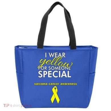 Survivor Bone Cancer Sarcoma Cancer Awareness Gift Tote Bag