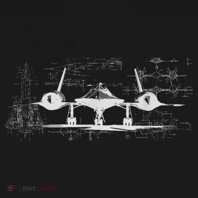 SR71 Blackbird Cold War Recon Plane Flexfit Unipanel Trucker Cap