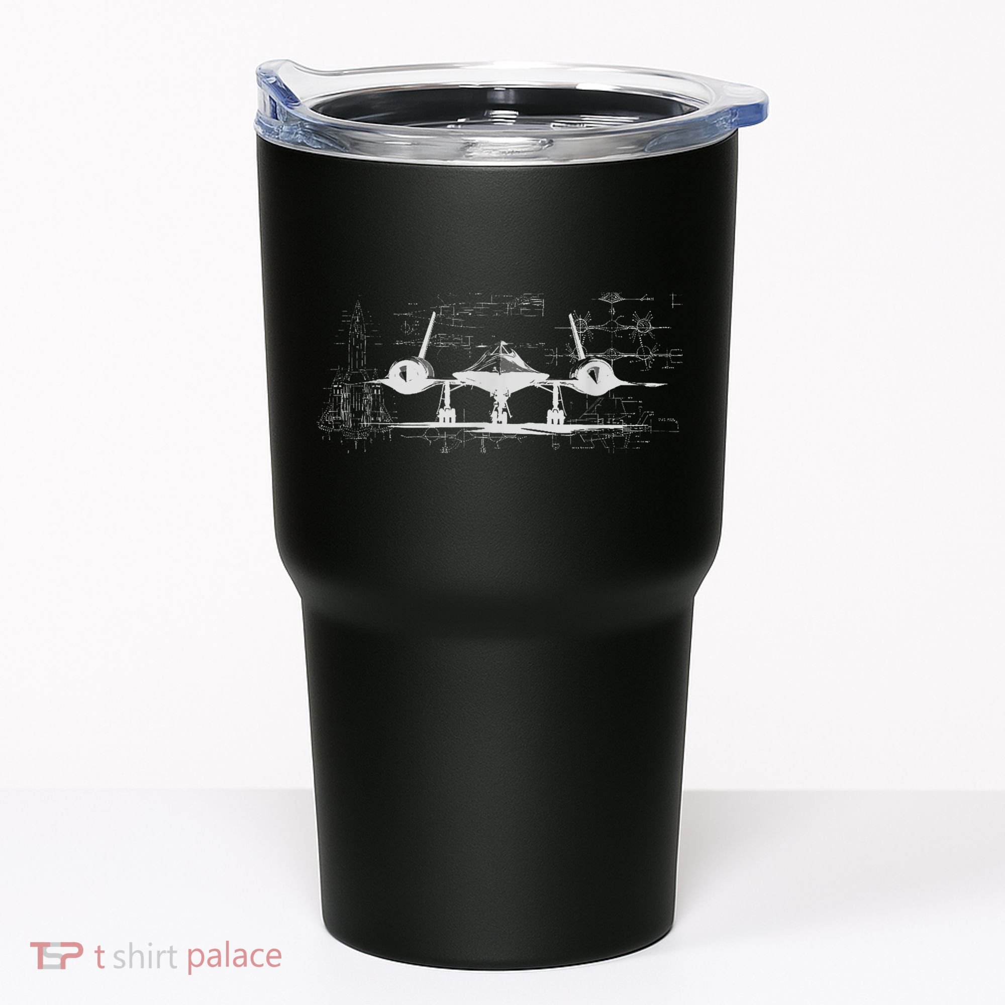 SR71 Blackbird Cold War Recon Plane Tumbler