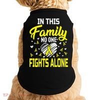 Sarcoma Bone Cancer In This Family No One Fights Alone Gift Doggie Tank thumb 0