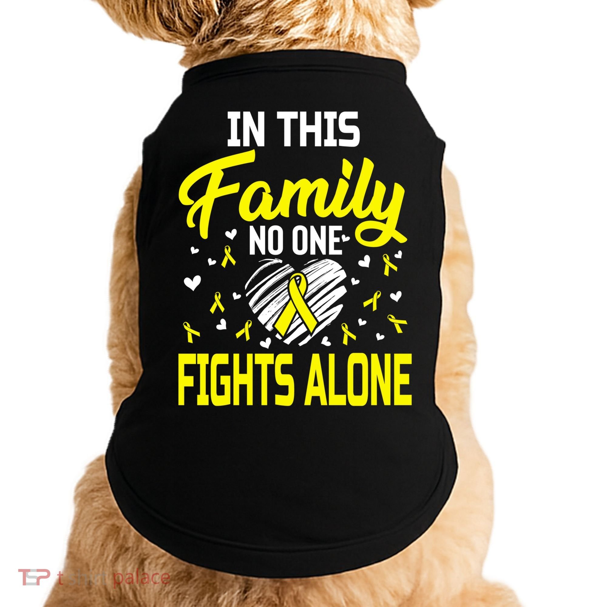 Sarcoma Bone Cancer In This Family No One Fights Alone Gift Doggie Tank