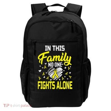 Sarcoma Bone Cancer In This Family No One Fights Alone Gift Backpack