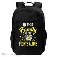 Sarcoma Bone Cancer In This Family No One Fights Alone Gift Backpack thumb 0