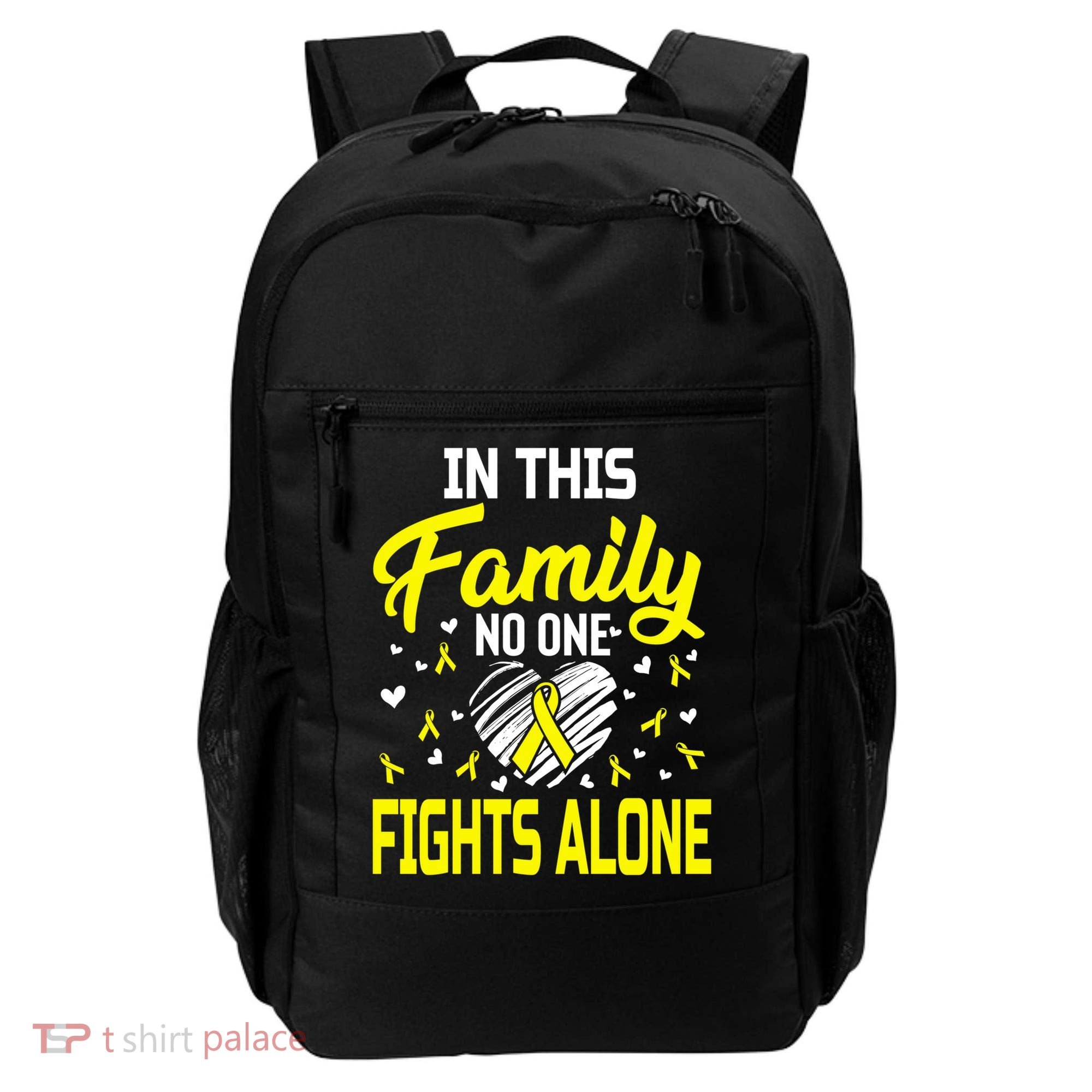 Sarcoma Bone Cancer In This Family No One Fights Alone Gift Backpack