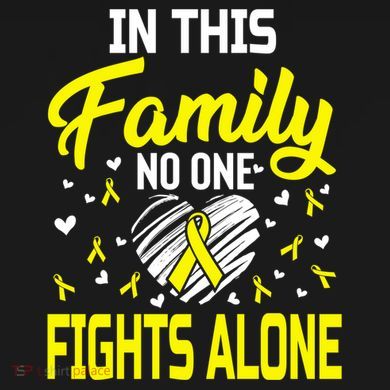 Sarcoma Bone Cancer In This Family No One Fights Alone Gift Flat Bill Trucker Hat
