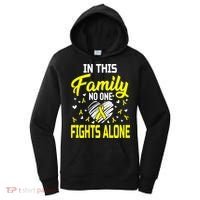 Sarcoma Bone Cancer In This Family No One Fights Alone Gift Women's Hoodie thumb 0