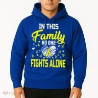Sarcoma Bone Cancer In This Family No One Fights Alone Gift Hoodie thumb 2