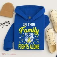 Sarcoma Bone Cancer In This Family No One Fights Alone Gift Hoodie thumb 4