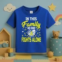 Sarcoma Bone Cancer In This Family No One Fights Alone Gift Toddler T-Shirt thumb 3