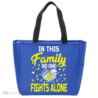 Sarcoma Bone Cancer In This Family No One Fights Alone Gift Tote Bag