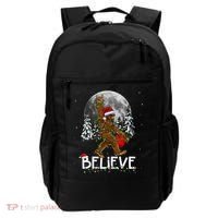 Santa Bigfoot Christmas Sasquatch Believe Backpack thumb 0