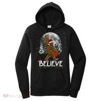 Santa Bigfoot Christmas Sasquatch Believe Women's Hoodie thumb 0