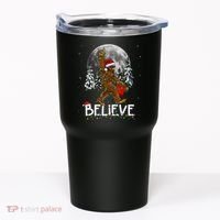 Santa Bigfoot Christmas Sasquatch Believe Tumbler thumb 0