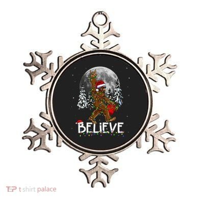 Santa Bigfoot Christmas Sasquatch Believe Ornament