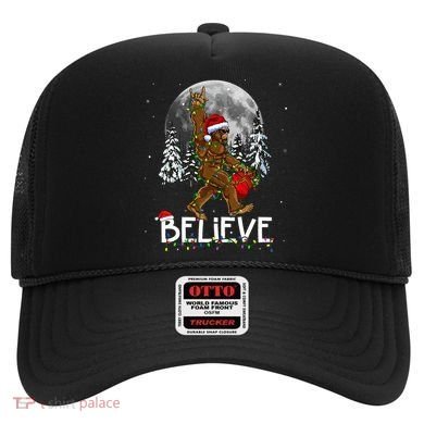 Santa Bigfoot Christmas Sasquatch Believe Hat