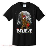Santa Bigfoot Christmas Sasquatch Believe Kids T-Shirt thumb 0