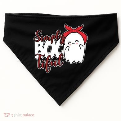 Simply Bootiful Cute Halloween Ghost USA-Made Doggie Bandana