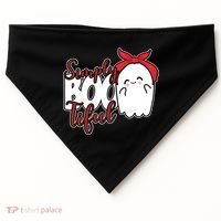 Simply Bootiful Cute Halloween Ghost USA-Made Doggie Bandana thumb 0