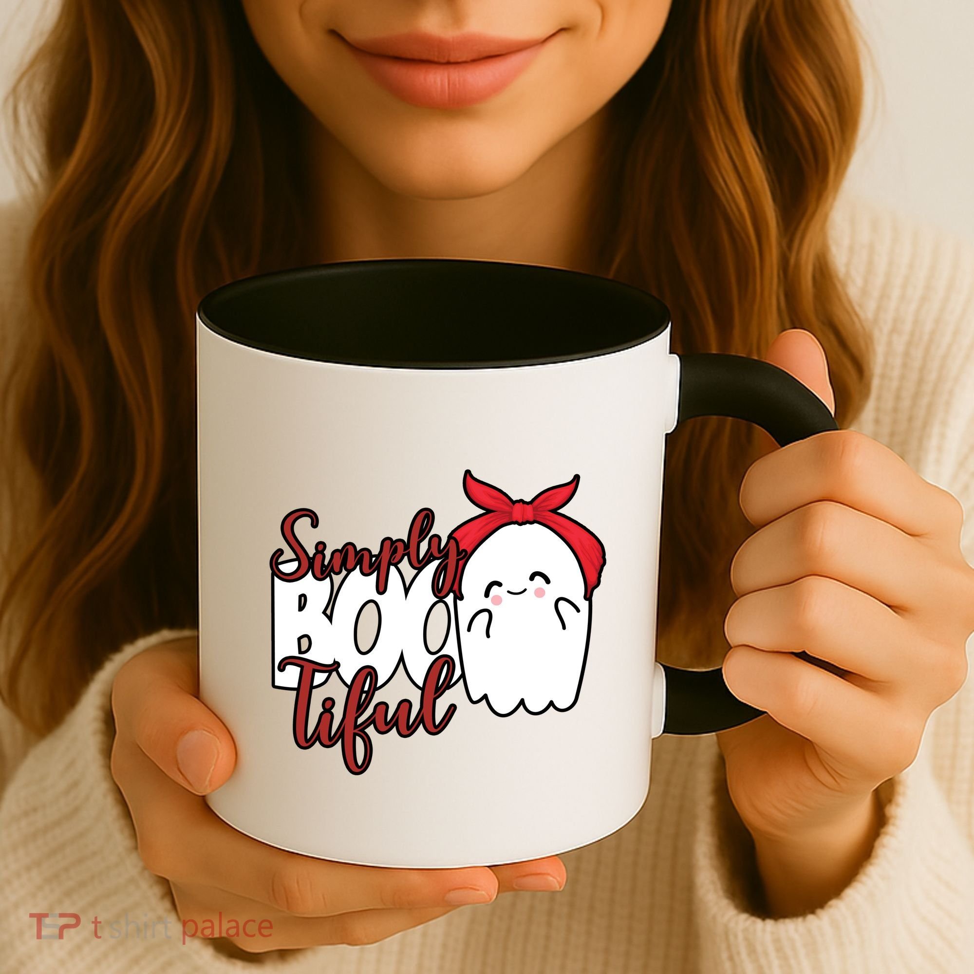Simply Bootiful Cute Halloween Ghost Coffee Mug