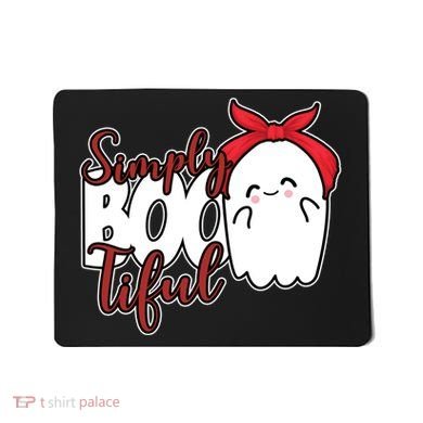Simply Bootiful Cute Halloween Ghost Mousepad