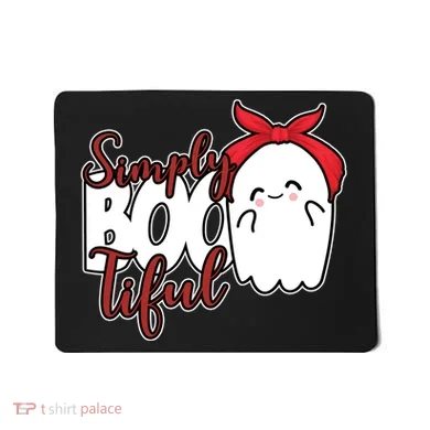 Simply Bootiful Cute Halloween Ghost Mousepad