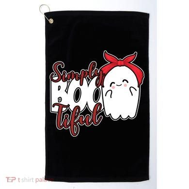 Simply Bootiful Cute Halloween Ghost Golf Towel