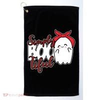 Simply Bootiful Cute Halloween Ghost Golf Towel thumb 0
