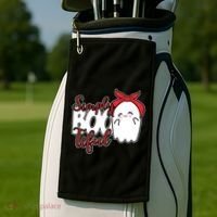 Simply Bootiful Cute Halloween Ghost Golf Towel thumb 2