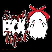 Simply Bootiful Cute Halloween Ghost Visor thumb 3