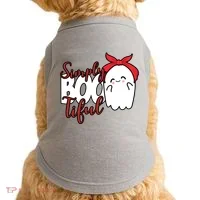 Simply Bootiful Cute Halloween Ghost Doggie Tank thumb 0