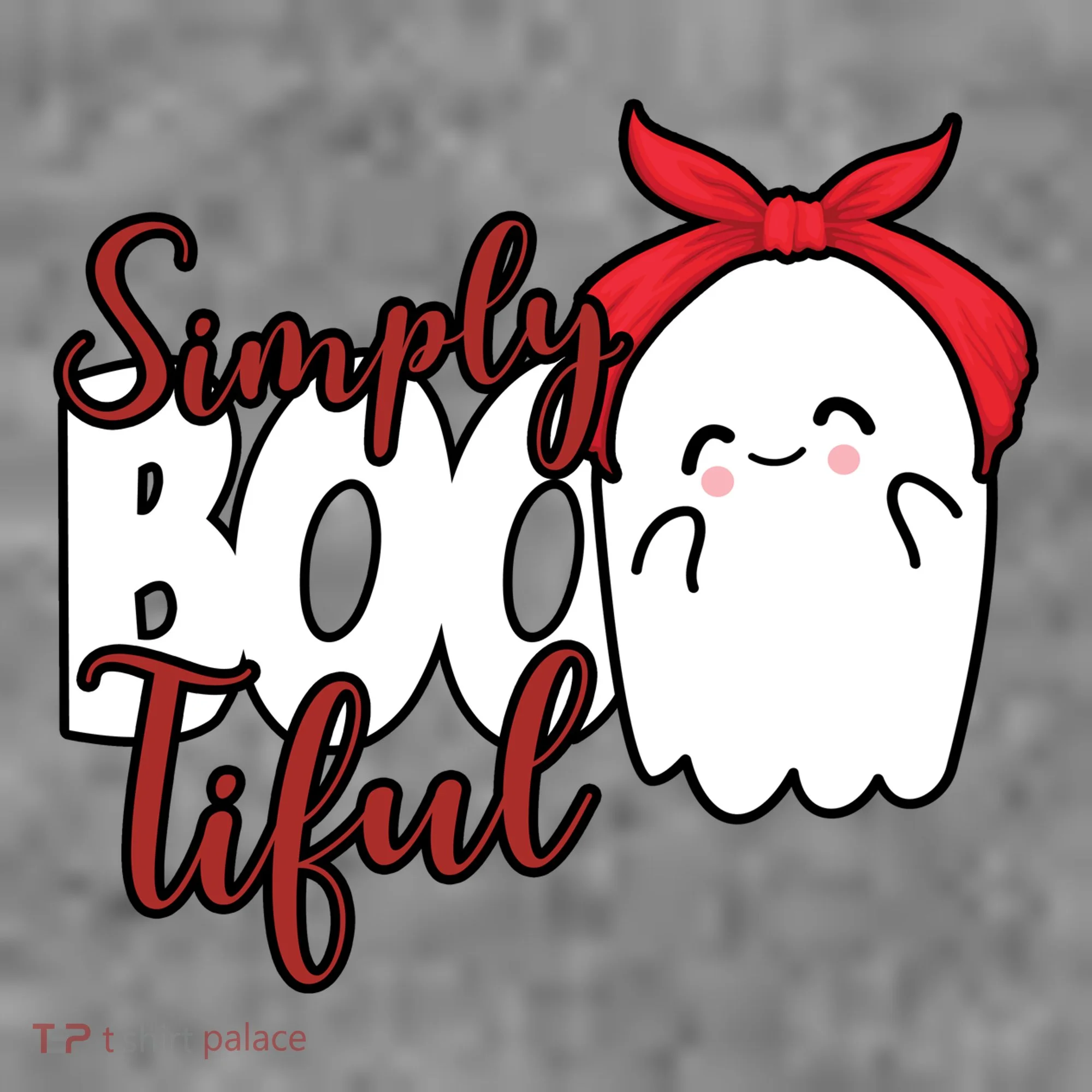 Simply Bootiful Cute Halloween Ghost Doggie Tank