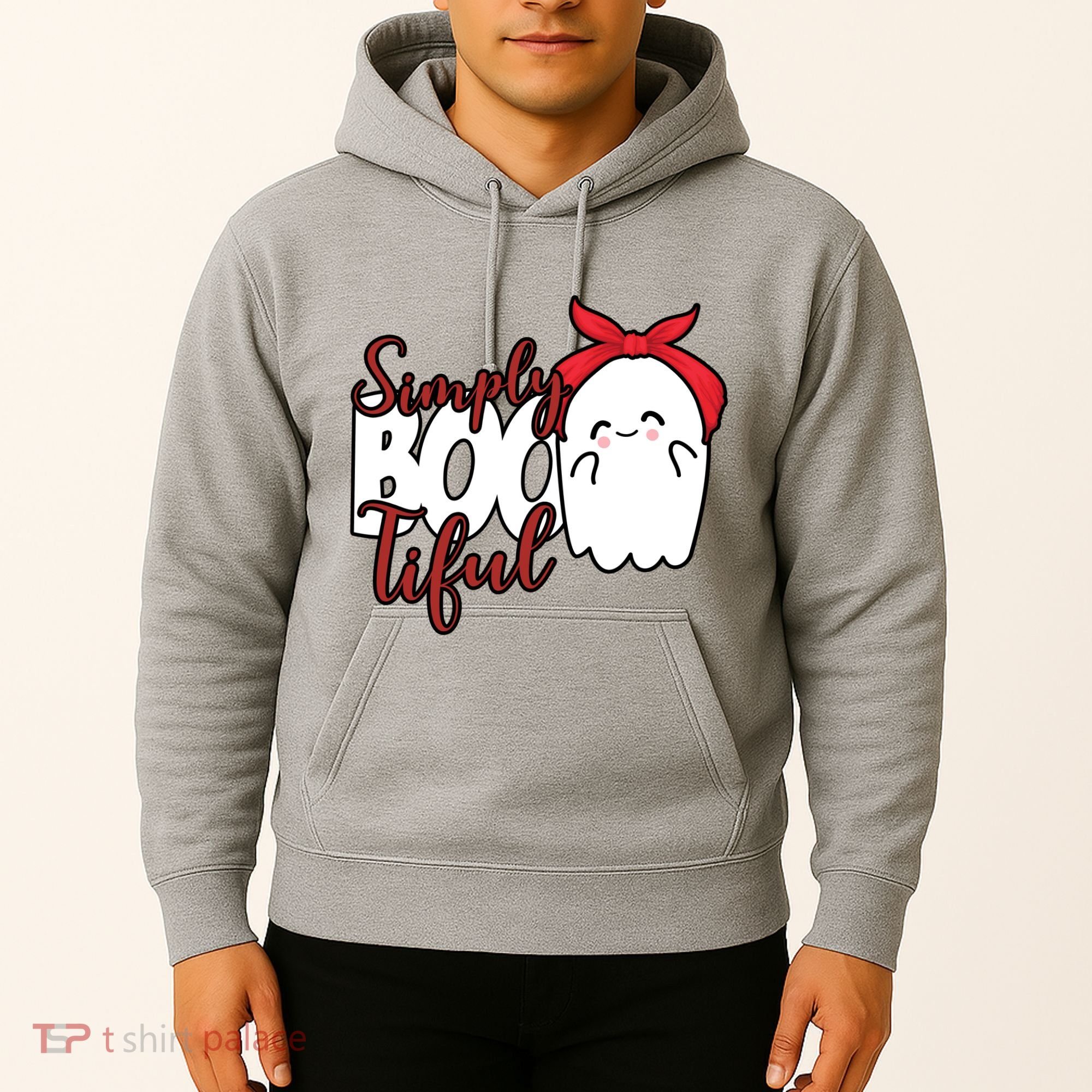 Simply Bootiful Cute Halloween Ghost Hoodie