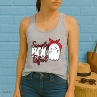 Simply Bootiful Cute Halloween Ghost Women's Tank Top thumb 2