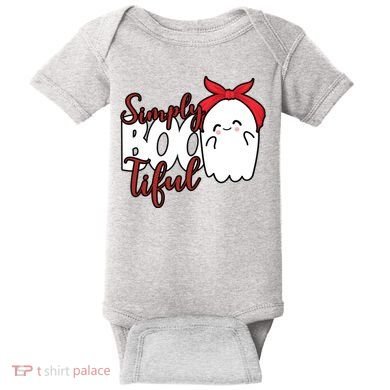 Simply Bootiful Cute Halloween Ghost Baby Bodysuit